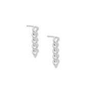 Curb Chain Earrings [Sterling Silver]