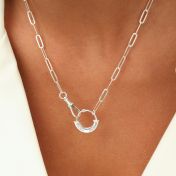 Felicity Link Chain Name Necklace [Sterling Silver]