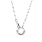 Felicity Link Chain Name Necklace [Sterling Silver]