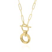 Linked Together Name Necklace - [Link Chain / 18K Gold Plated]