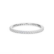 Thin Classic Crystal Ring [Sterling Silver]