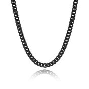 Dark Cuban Link Chain Necklace - 6mm