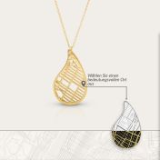 Threads Of Life Map Necklace [18K Gold Vermeil]
