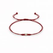 Talisa Stars Diamond Bracelet - Red String [14 Karat Gold]-5