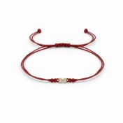 Talisa Stars Diamond Bracelet - Red String [14 Karat Gold]-4