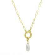 Drop Pearl Charm [18K Gold Plated]