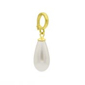 Drop Pearl Charm [18K Gold Plated]
