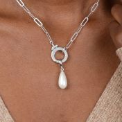 Emma Paperclip Necklace [Sterling Silver]