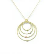 Spheres of Love Birthstone Necklace [14 Karat Gold]