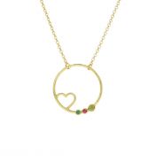 A Mother's Heart Necklace [Gold Plated]