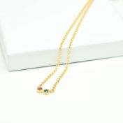 Talisa Sterne Halskette – horizontal [750er Gold Vermeil]