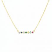 Talisa Stars Necklace Horizontal [10K Gold]