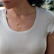 Spheres of Love Birthstone Necklace [14 Karat Gold]