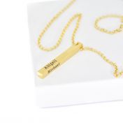 Talisa Sky Bar Necklace [Gold Plated]
