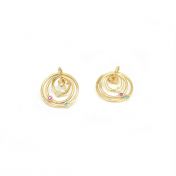 Spheres of Love Earrings [Gold Plated]