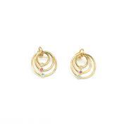 Spheres of Love Earrings [Gold Plated]