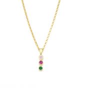 Talisa Stars Necklace Vertical [Gold Plated]
