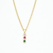 Collier Talisa Stars Vertical [Or 10 Carats]