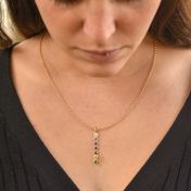 Talisa Stars Birthstone Necklace [14K Gold]