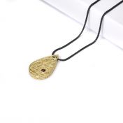 Threads of Life Big Drop Birthstone Necklace [10K Gold]