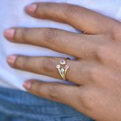 A Mother's Love Ring - Triple Love [18K Gold Vermeil]