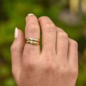 Ocean Tide Ring [Gold Plated]