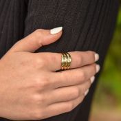Ocean Tide Ring [Gold Plated]