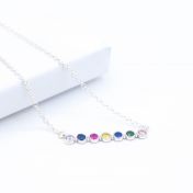 Talisa Stars Necklace Horizontal [Sterling Silver]