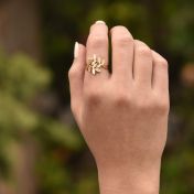 Olive Branch Ring [Gold Plated]