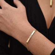 My Favorite Word Bracelet [Gold Plated]