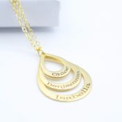 Rain Down Love Necklace [Gold Plated]