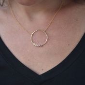 A Mother's Love Necklace Hammered [14K Gold]
