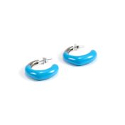 Azul Hoop Earrings [Sterling Silver]