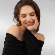 Bold Textured Hoops