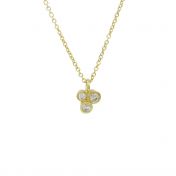 Tri-Knot Necklace [18K Gold]