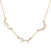 Ella Zodiac Diamond Necklace [14 Karat Gold]