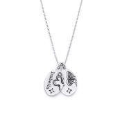 Ellie Birth Butterfly Diamond Necklace [Sterling Silver]