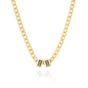 Emily Cuban Chain Name Necklace [18K Gold Plated]