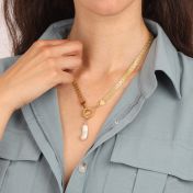 Emma Circle Necklace [18K Gold Vermeil] - with Charms