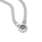 Women's Compass Necklace with up to 3 engravings