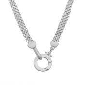 Emma Circle Name Necklace [Sterling Silver] 