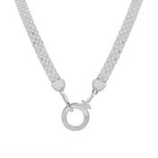 Emma Circle Necklace [Sterling Silver] - with Zodiac Signs