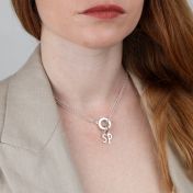 Emma Initial Charm [Sterling Silver]