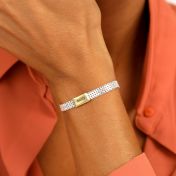 Milanese Chain Name Bracelet [Sterling Silver / 18K Gold Plated]