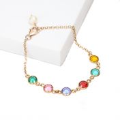Enchanted Charms Birthstone Bracelet [Rose Gold Plated]