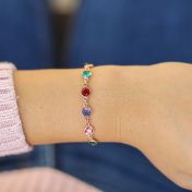 Enchanted Charms Birthstone Bracelet [Rose Gold Plated]