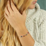 Women's Birthstone Bracelet with Swarovski Crystals 