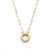Enchanted Message Link Chain Necklace [18K Gold Plated]