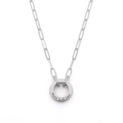 Enchanted Message Link Chain Necklace [Sterling Silver]