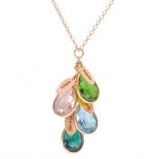 Enchanted Rain Name Necklace [Rose Gold Plated]